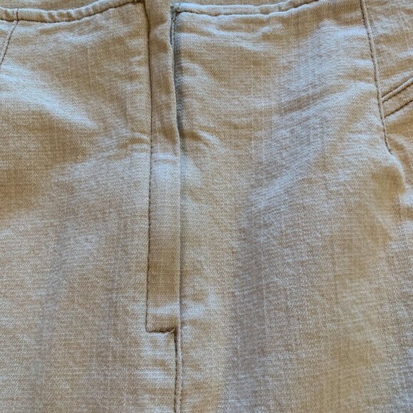 FDJ Vintage Women's Skirt Denim Beige Size 6 - Picture 2 of 4